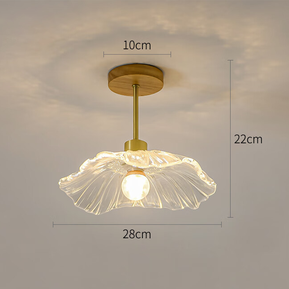 Mavero - Flower Glass Ceiling Lamp