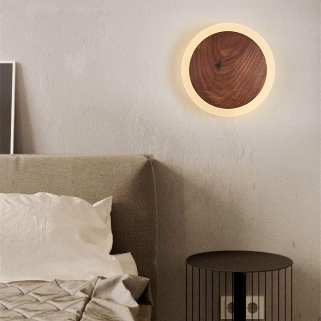 Nalo - Nordic Wooden LED Wall Lamp