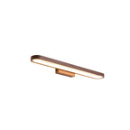 European Minimalist Circular LED Wall Sconce Mirror Light in Aluminum