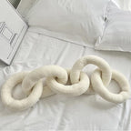 Nora Chain Cushion | Soft Nordic Design, Elegant Texture