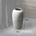 Bello Rustic Ceramic Planter Vase | Handcrafted, Large Size