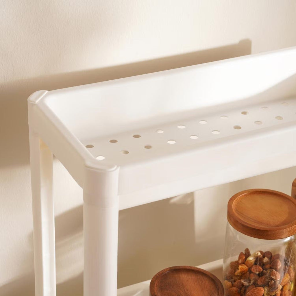Kitchen Storage Rack 3 Tier Narrow Metal Space Saving Spice Organizer