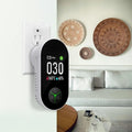 3-in-1 Carbon Monoxide Detector with Temperature and Humidity Display – Plug-In CO Alarm with 85 dB Alert, Color LCD Screen