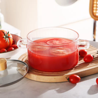 Bela Glass Pot | Borosilicate, Golden Bear Handle, 1.6L