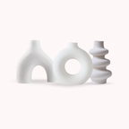 Bela Nordic Ceramic Vases | Set of 3, Minimalist Design