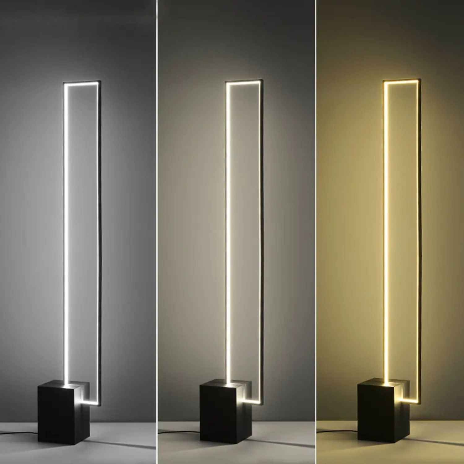Astra – Black Modern Industrial LED Floor Lamp