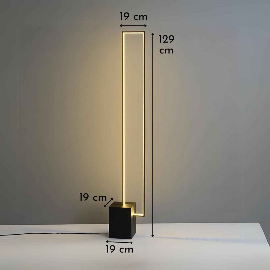 Astra – Black Modern Industrial LED Floor Lamp