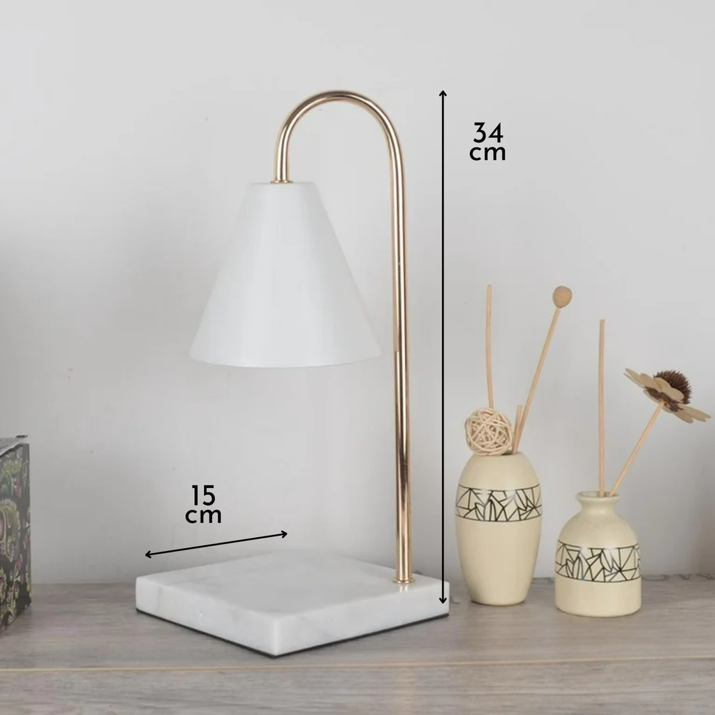 Serenity – White Marble Nordic Table Lamp