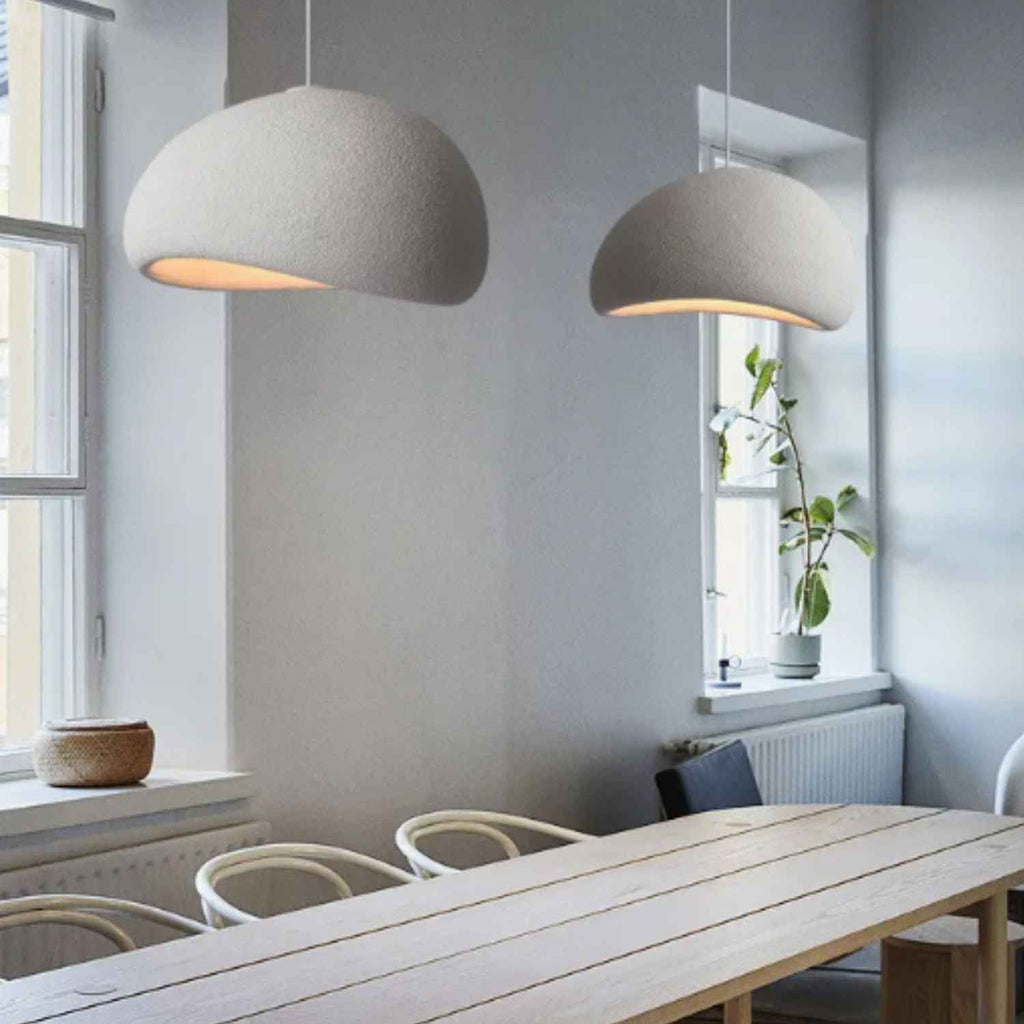 Wabi Sabi – Cream Minimalist Ceiling Lamp 40cm