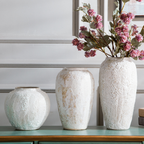 Bela Ceramic Planter Vase | Handmade Nordic Design, Wide Mouth