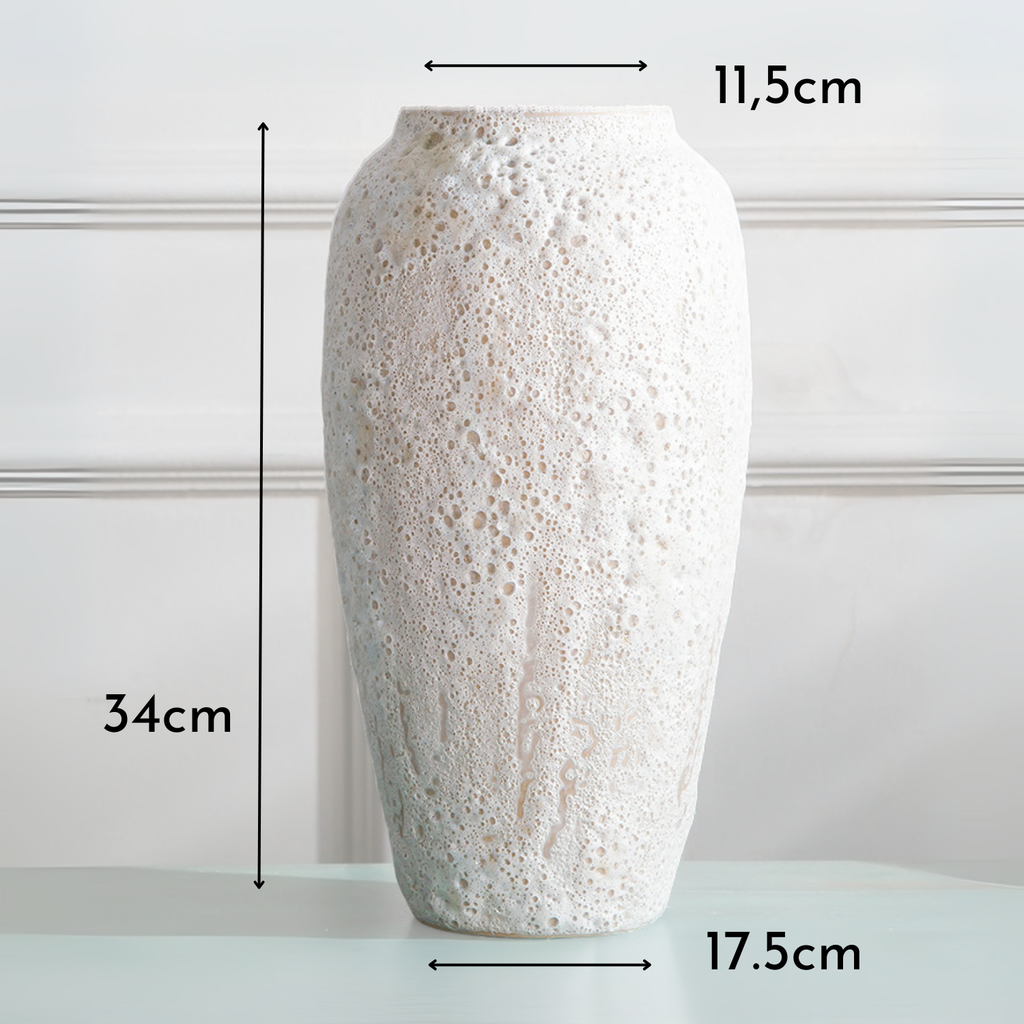 Bela Ceramic Planter Vase | Handmade Nordic Design, Wide Mouth