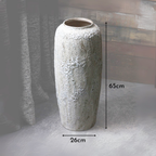 Bela Rustic Ceramic Planter Vase | Handcrafted, Large Design