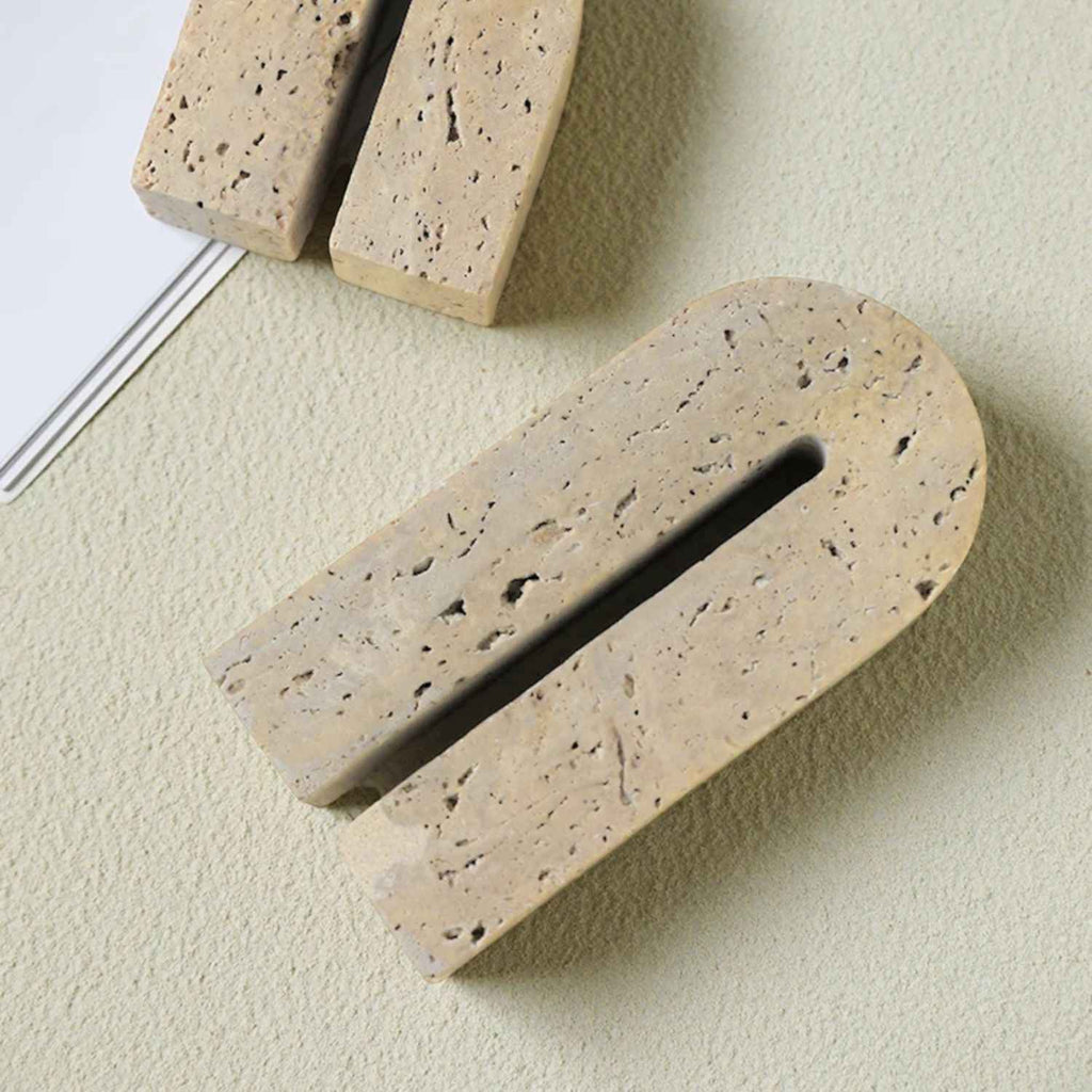 Bello Decorative Stone Arch | Natural Travertine, Elegant Design