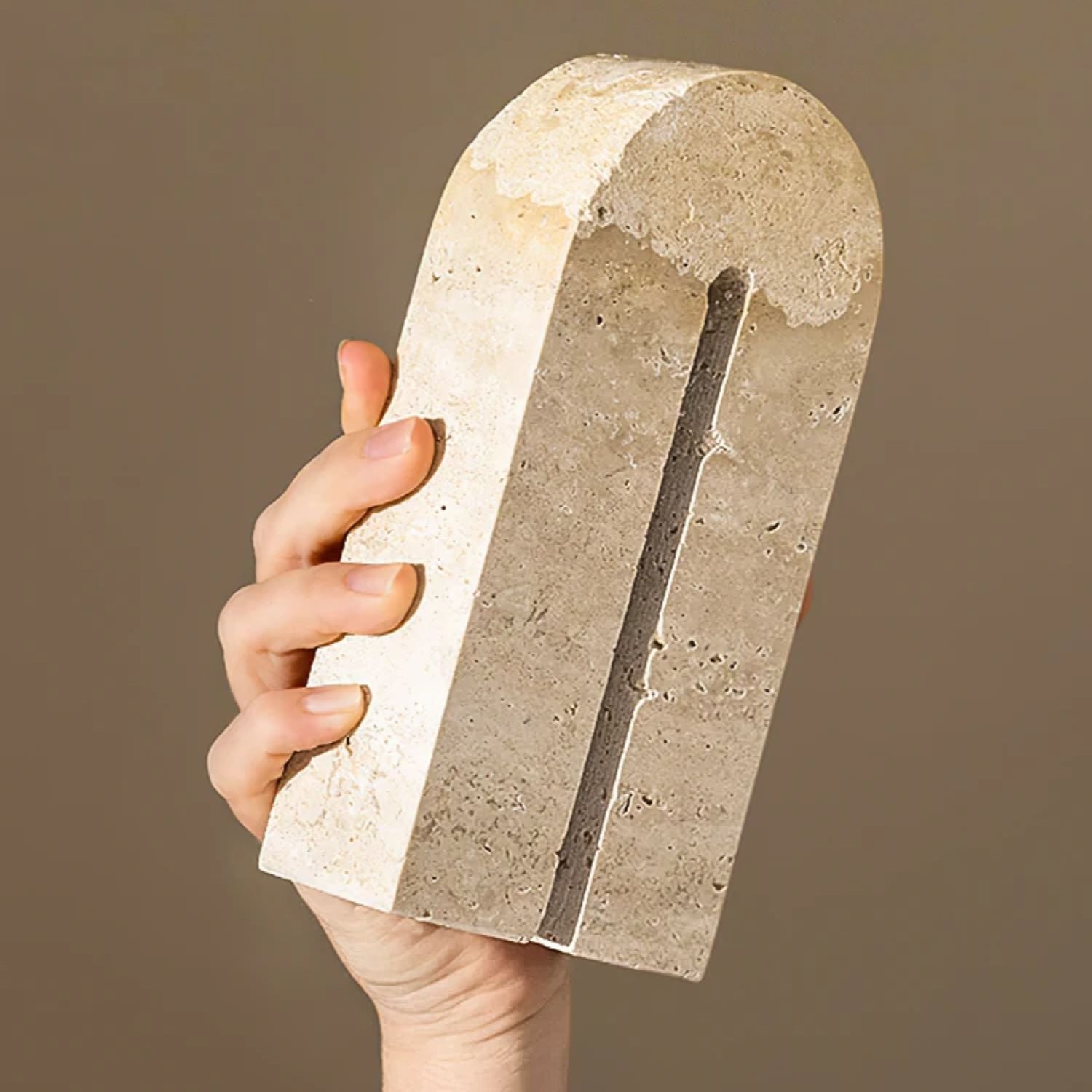 Bello Decorative Stone Arch | Natural Travertine, Elegant Design