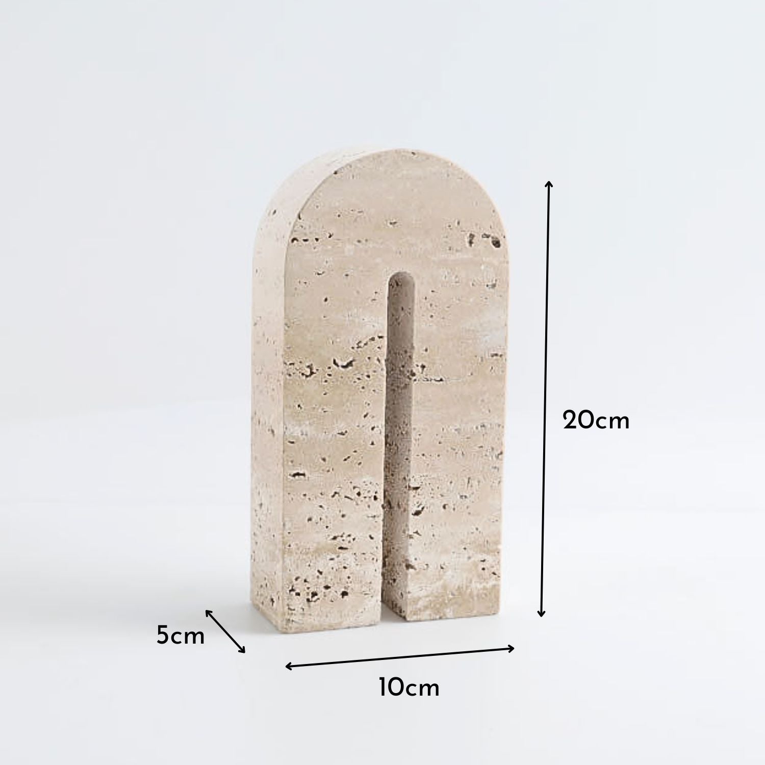 Bello Decorative Stone Arch | Natural Travertine, Elegant Design