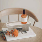 Bello Decorative Tray | Travertine Marble Finish, Elevates Any Space