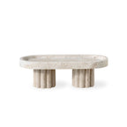 Bello Decorative Tray | Travertine Marble Finish, Elevates Any Space