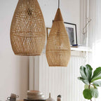 Ethereal – Natural Boho Rattan Pendant Light 25cm