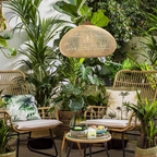 Ethereal – Natural Boho Rattan Pendant Lamp 80cm