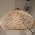 Ethereal – Natural Boho Rattan Pendant Lamp 80cm