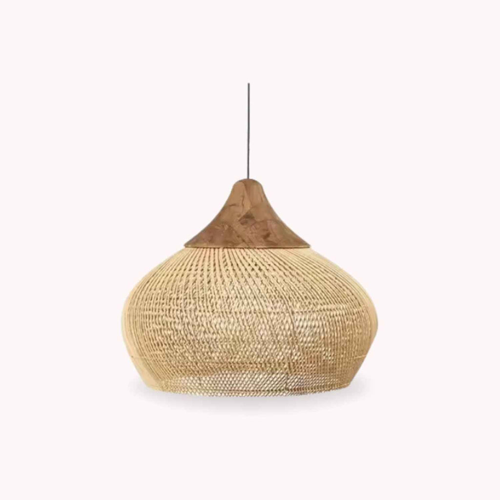 Etereo – Natural Boho Rattan Pendant Lamp 50cm