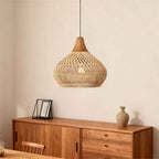 Etereo – Natural Boho Rattan Pendant Lamp 50cm