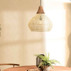 Etereo – Natural Boho Rattan Pendant Lamp 50cm