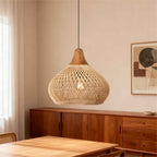 Etereo – Natural Boho Rattan Pendant Lamp 50cm