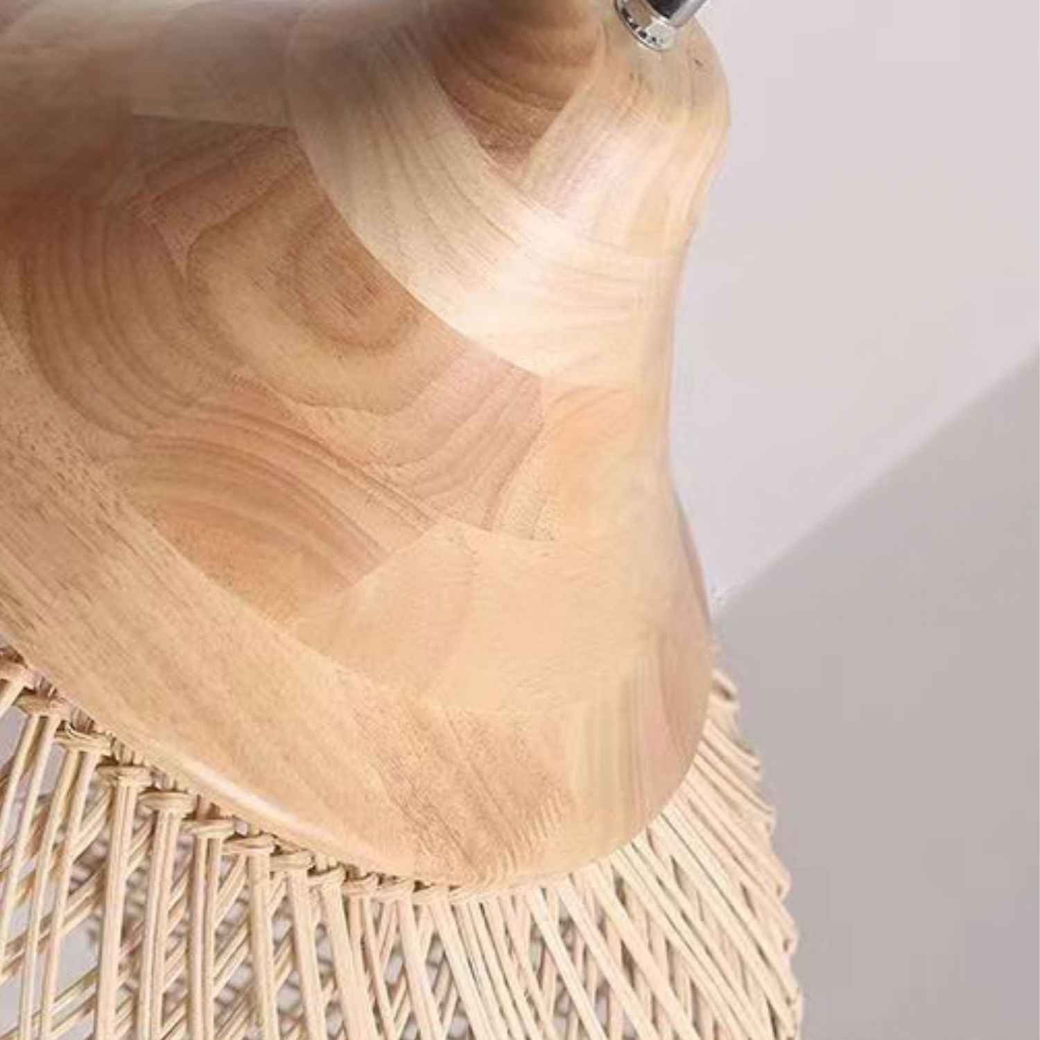 Etereo – Natural Boho Rattan Pendant Lamp 50cm