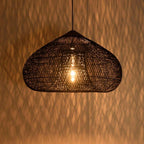 Ethereal – Black Boho Rattan Pendant Lamp 80cm