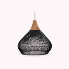 Ethereal – Black Rattan Boho Pendant Light 50cm