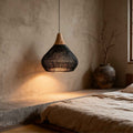 Ethereal – Black Rattan Boho Pendant Light 50cm