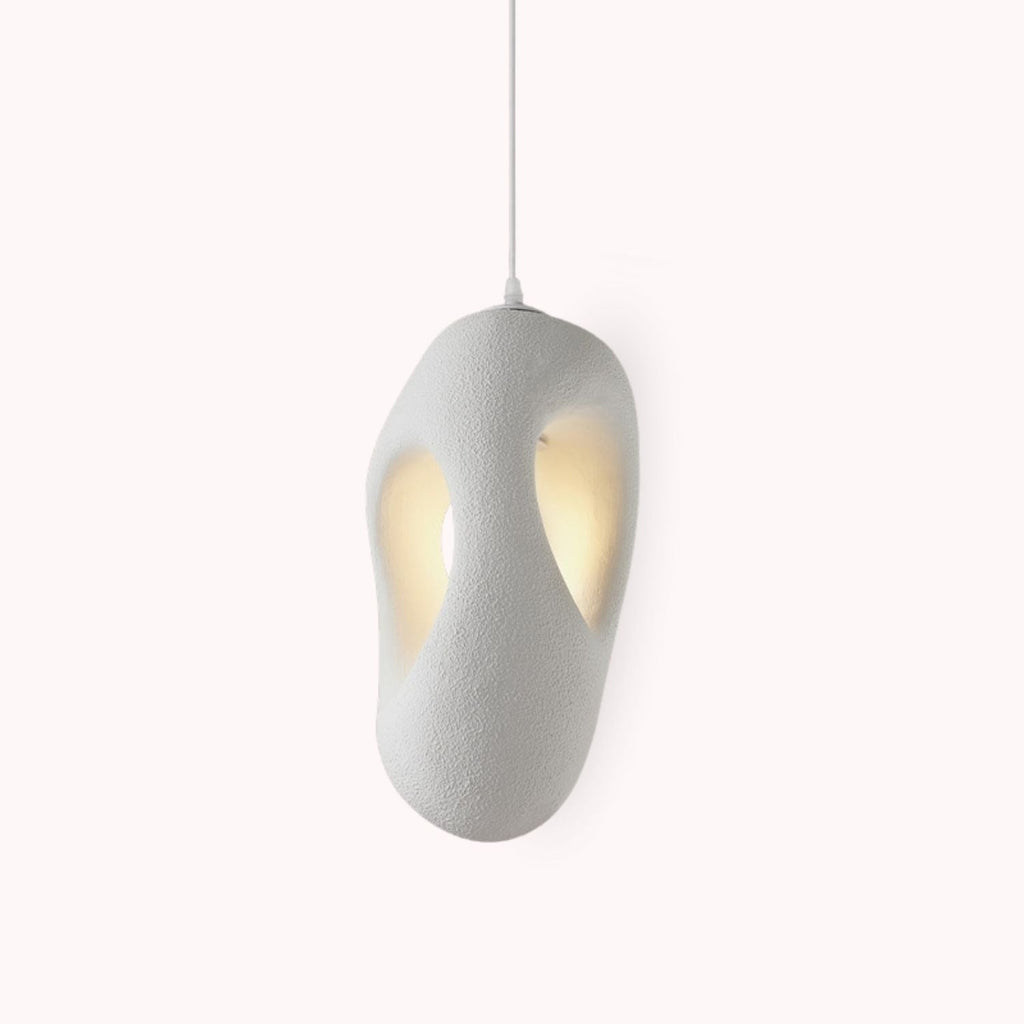 Kai – Cream Textured Japandi Pendant Lamp 150cm