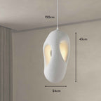 Kai – Cream Textured Japandi Pendant Lamp 150cm