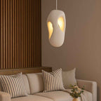 Kai – Cream Textured Japandi Pendant Lamp 150cm