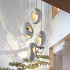 Zen Iki – Cream Japandi Textured Pendant Lamp 150cm
