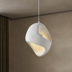 Zen Iki – Cream Japandi Textured Pendant Lamp 150cm