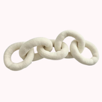 Nora Chain Cushion | Soft Nordic Design, Elegant Texture