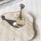 Cielo Travertine Stone Tray | Irregular Design, Natural Texture