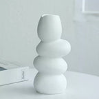 Bela Ceramic Centrepiece Vase | Abstract Stacked Stone Design