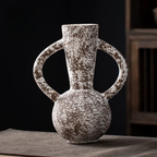 Kora Decorative Figure Set | Textured Ceramic, Ethnic Style