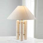 Nordic – Cream Marble Table Lamp 48cm
