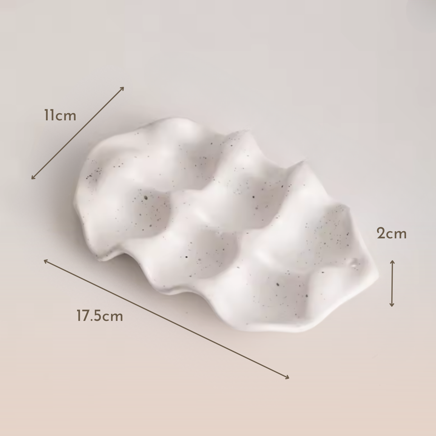 Bello Ceramic Egg Holder | Minimalist Design for 6 Eggs