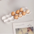 Bento Ceramic Egg Holder | Minimalist Design for 12 Eggs
