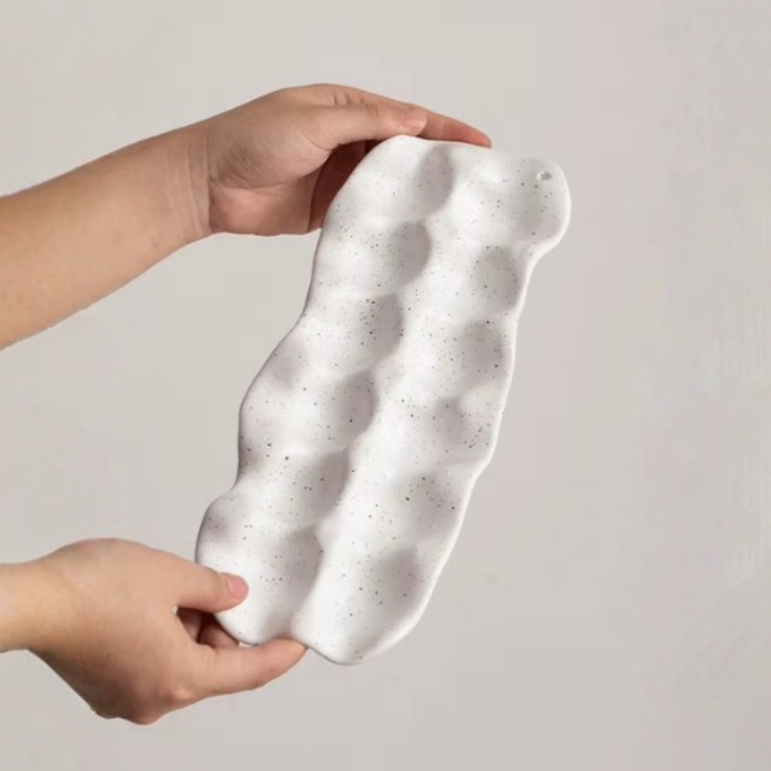 Bento Ceramic Egg Holder | Minimalist Design for 12 Eggs