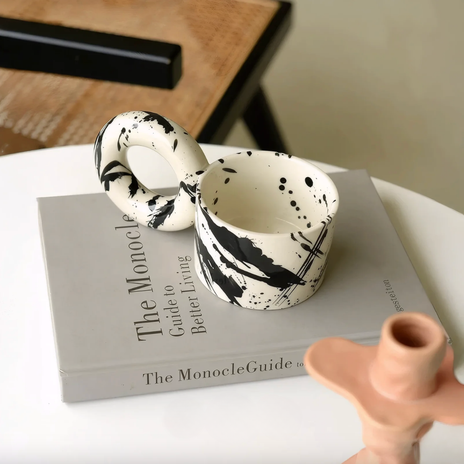 Bello Ceramic Mug | 250ml, Ergonomic Handle, Artistic Design