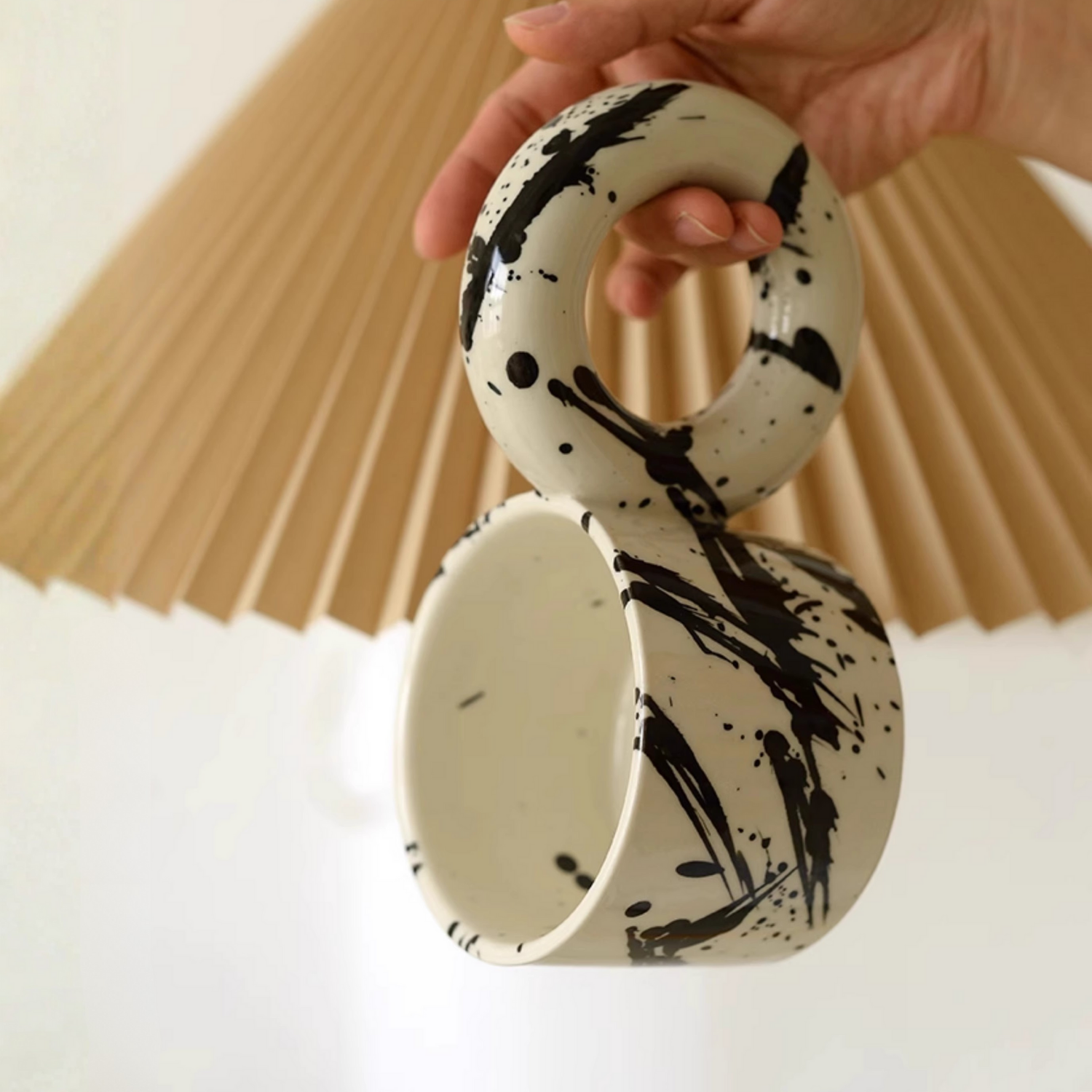 Bello Ceramic Mug | 250ml, Ergonomic Handle, Artistic Design