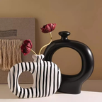 Brio Ceramic Vases Set | Sculptural Design, Minimalist Aesthetic