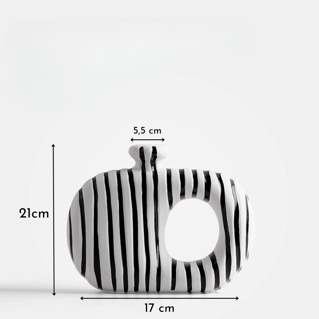 Brio Ceramic Vases Set | Sculptural Design, Minimalist Aesthetic