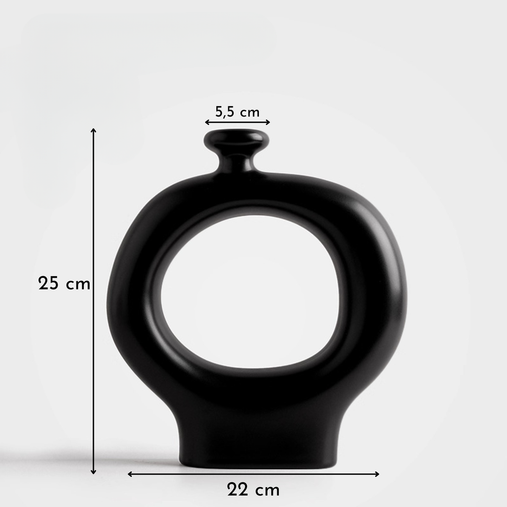Bela Modern Ceramic Vases | Sculptural Design, Set of 2